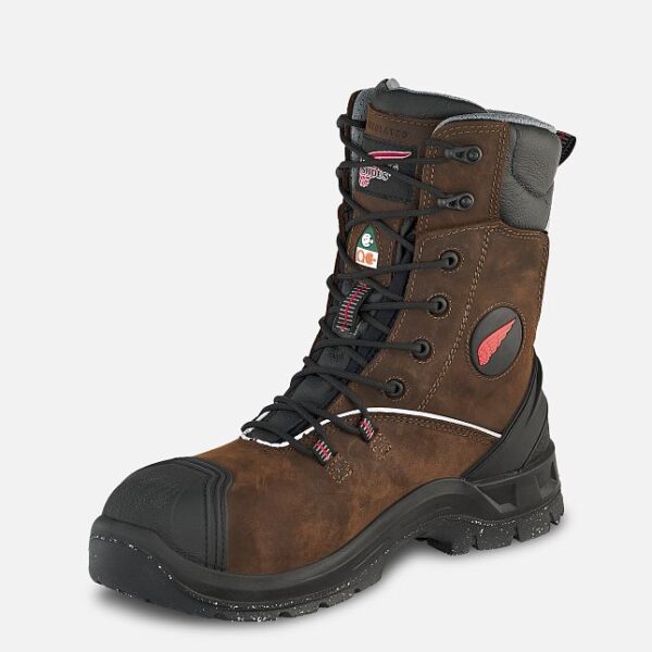 PetroKing Men's Electrical Hazard, Puncture Resistant, Waterproof and Insulated 8-inch Safety Toe Boot - Image 4