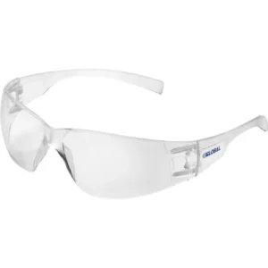 Ocean Frameless Petite Safety Glasses, Scratch Resistant, Clear Lens