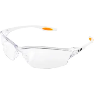 Ocean MCR Safety LW210 Law® LW2 Safety Glasses , Clear Lens